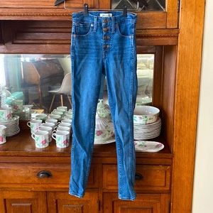 Madewell 10” High Rise Skinny Jeans